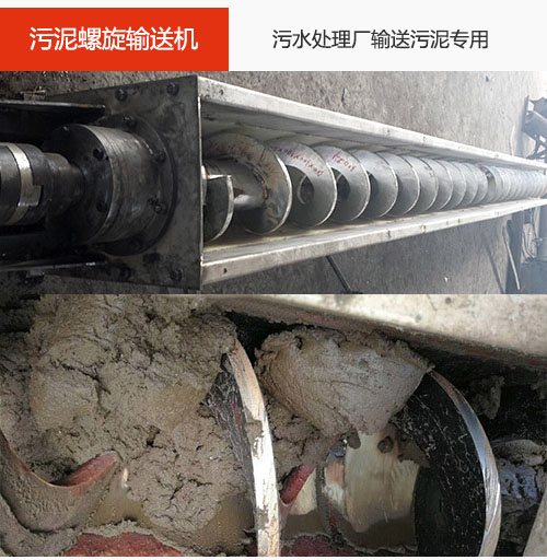 污泥91免费小视频水平/倾斜输送，污水厂输送污泥专用设备。